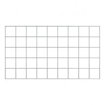 Grillage Décoratif / Grillage Pour Plantes (incl. Matériel De Montage) Taille Des Mailles 10 X 10 Cm - Longueur : 90 Cm - Hauteur : 50 Cm - Bricoman