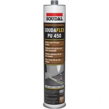 Mastic Colle Polyuréthane Soudaflex Pu450 Blanc 300ml - Soudal - 128825 - Bricoman