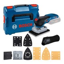 Ponceuse Vibrante 18v Gss 18v-13 Solo L-boxx Avec Divers Bases Et Accessoires - Bricoman