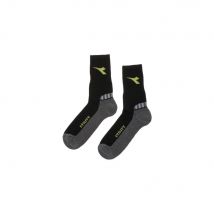 Chaussettes De Travail Diadora Cotton Summer Noir / Gris S - Bricoman