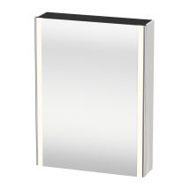 Armoire Miroir Duravit Xsquareavec Éclairage 800x600x156mm Ouverture Gauche Blanc Brillant Lack - Bricoman