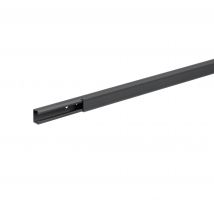 Goulotte De Câbles Goulottes Électriques Pvc 2 M 15x15 Mm, Tehalit.lf, Noir - Bricoman