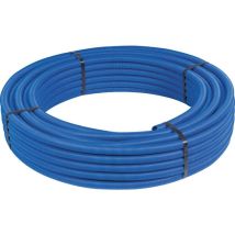 Tube Multicouche Gainé Bleu Tita Fix Pe-rt - Diamètre 16 Mm - Rbm - Tecnomat