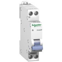 Schneider 20724 - Duoline Xp Disjoncteur D'Clic 1p+n 2a - Courbe C - Peignable - Bricoman
