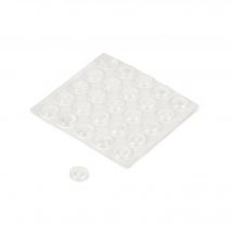 Bloc Porte | Style Fonctionnel | Protège Les Murs Et Les Portes Contre Les Impacts | Fabriqué En Plastique | Finition Transparente | Mesures - 