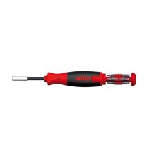 Wiha Tournevis Avec Magasin D'Embouts Liftup 25 Mélange Avec 12 Embouts, 1/4" (38601) - Tecnomat