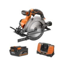 Pack Aeg 18v - Scie Circulaire 165mm - Batterie 4.0 Ah - Chargeur - Bricoman