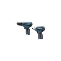 Ensemble De 2 Machines Makita Lct204j - Perceuse Visseuse - Visseuse À Chocs 10.8v Li-ion 1.3ah - Bricoman