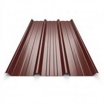 Bac Acier Laqué 1045 50/100 - Coloris - Rouge 8012, Largeur - 105 Cm, Longueur - 300 Cm - Bricoman