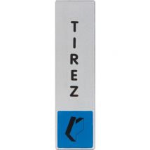 Plaque Signalétique Obligation / Information - Bleu - Bricoman