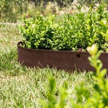 Bordure De Jardin Rouleau Plastique Recyclé Effet Bois 15 M X 14 Cm (à L'Unité) - Ro'ma Nature - Bricoman