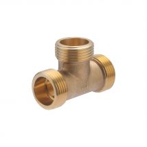 Té Laiton Mâle À Visser 26x34 (1') Noyon & Thiebault - Bricoman