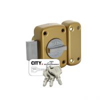 Verrou Arnov Cavith 4115 À Bouton Barette Bronzé Or Iseo 10740001 - Bricoman