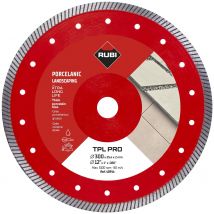 Disque Diamant Grès Cérame Turbo - Tpl-ext Pro Rubi - 300 Mm - Bricoman