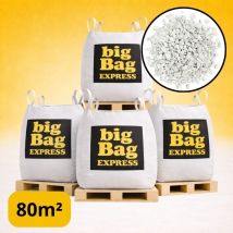 Pack 4 X Big Bag De +/- 1,5t ≃ 80m² Gravillon Calcaire Super Blanc Ø 6/14 Mm - Livraison Premium - Bricoman