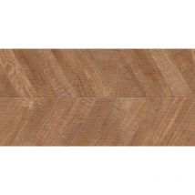 Carrelage Sol / Mur Effet Bois Design Chevron 60x120 Cm Artwood Chevron Nut(vendu Par Boite De 1.44m2) - Bricoman