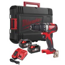 Perceuse Visseuse 18v (2x4,0 Ah) M18 Bldd2-402x - Milwaukee 4933464559 - Bricoman