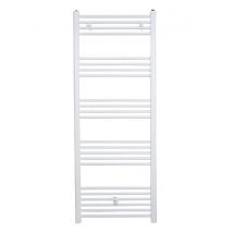 Radiateur Sèche-serviettes Eau Chaude Coda 120 X 60 Cm Blanc - Bricoman