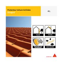Peinture De Protection Sika Sikagard Protection Toiture Inclinée - Transparent - 4l - Bricoman