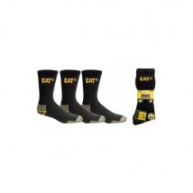 Chaussettes De Travail Caterpillar (pack De 3 Paires) Gris Foncé 41-45 - Bricoman