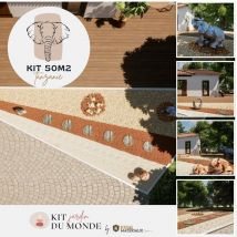 Kit Aménagement Jardin Tanzanie 50m2 - Bricoman