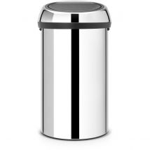 Poubelle Manuelle Brabantia 60 L Touch Bin Brilliant Steel - Bricoman