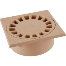 Siphon De Sol Pvc Sable - 200 X 200 Mm - Nicoll - Bricoman
