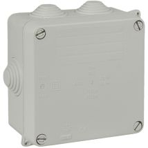 Boîte De Dérivation Carrée Ip55 7 Entrées - 100 X 100 X 55 Mm - Solera - Tecnomat