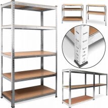 Étagère Rayonnage Modulable En Métal, 5 Étages, 175kg/par Étagère - Secury-t - Bricoman