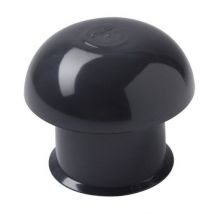 Chapeau De Ventilation Simple Ardoise S/m Ø125/204mm Nicoll - Cc12 - Bricoman