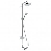 Colonne De Douche Ou Bain Douche Sans Robinetterie Hansgrohe Croma 220 Chromé - Bricoman
