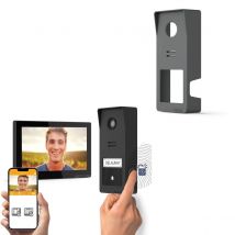 Kit Visiophone Sans Fil Connecté Wave 3 + Coque Graphite - Bricoman