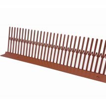 10 Closoirs Peigne – Polypropylène 10x100 Cm Rouge - Pare Oiseaux - Ral 8004 - Bricoman