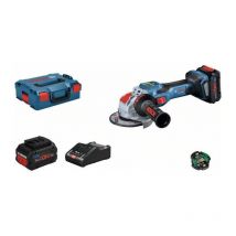 Meuleuse Angulaire Gwx 18v-15 Sc 5.5ah Procore X-lock L-boxx | 06019h6502 - Bosch - Bricoman