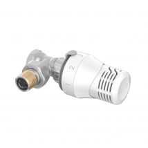 Comap Kit Thermostatique Senso Équerre 1/2" - Inclus Tête Thermostatique Senso M28 + Corps Thermostatique Kv Fixe - Rk8086042 - Bricoman