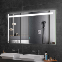 Lomazoo Miroir Salle De Bain Houston Avec Led 120 X 60 Cm Rectangle - Bricoman
