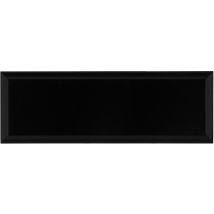 Carrelage Mur Brillant Ceragni Biseauté Metro Noir 150 | M10x30 (carton Avec 32 Unités = 0,96 M2) - Bricoman