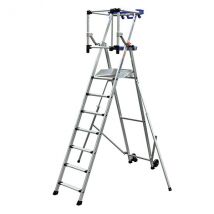 Pirl Aluminium 5 Marches - Hauteur Max. De Travail 3.70m - Pirlf7-p/alu - Bricoman