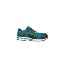 Baskets De Sécurité Puma Blaze Knit Low S1p Hro Src Bleu/vert Taille 41 - Bricoman