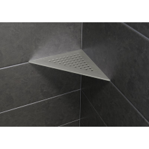 Tablette Square S1 Schluter - Acier Inoxidable Brossé "eb" - Bricoman