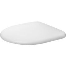 Siège De Wc Duravit Architec Sans Charnières Softclose Acier Inoxydable, Blanc, 0069610000 - Bricoman