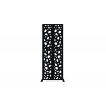 Panneau Décoratif Sunny Noir H.160cm Motifs Sur Les Côtés - Bricoman