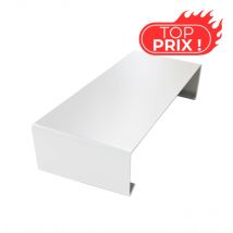 Eclisse Eco50 De Couvertine Pour Acrotère Toit-terrasse - Blanc Pur - Ral 9010 - Aluhome - Bricoman