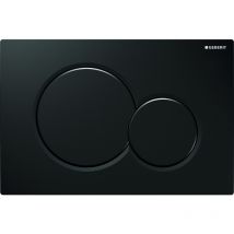 Geberit Plaque De Déclenchement Geberit Sigma01, Noir Brillant (115.770.dw.5) - Bricoman