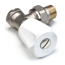 Comap - Robinet Simple Réglage 12x17 418u Équerre À Visser Euro-sar Laiton Nickelé - 418203 - Bricoman