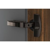 Charnière Hettich Sensys 8645i Noir Obsidienne - Base 4 Mm Th 52 110°- À Visser - 9091740 - Bricoman