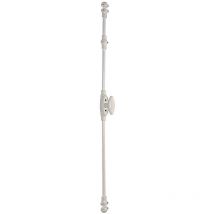 Fausse Crémone À Bouton Pour Menuiseries Pvc - Finition : Blanc Ral9016 - Map - Bricoman