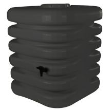 Récupérateur À Eau Avec Kit - Cubique - Anthracite - 1000l - Bricoman