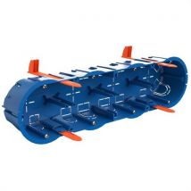 Boîte D'Encastrement Triple Pour Mur Creux 4 Entrées - Bricoman