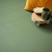 Sol Vinyle - Aspect Parquet Bois Vintage Vert - Rouleau De 2m X 2m - Bricoman